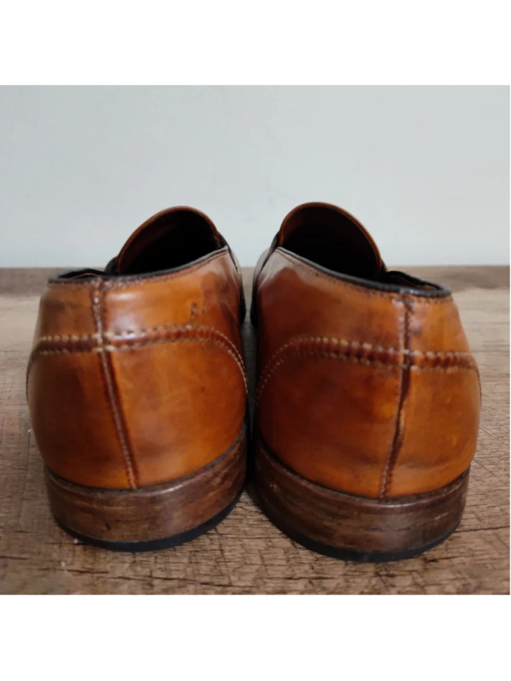 Men's Allen Edmonds Brown Leather Loafers & Slip-Ons Size 10